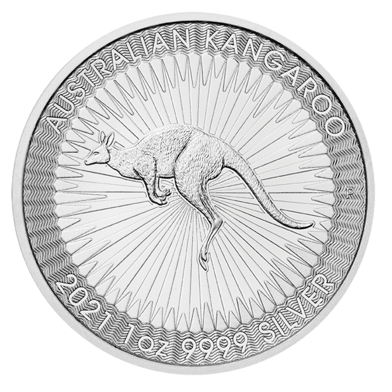 1 oz Kangaroo Silver Coin 2021 Face Achat en ligne