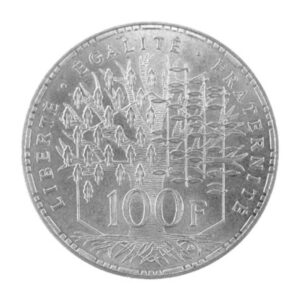 100 francs (France), pièce en argent