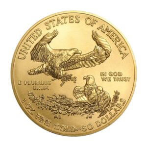 American Eagle 1 once (États-Unis), pièce en or, revers