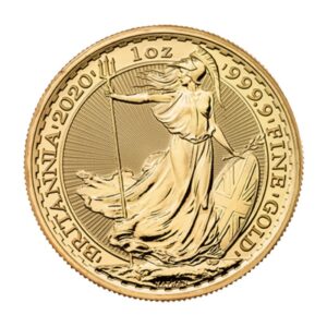 Britannia 1 once (Royaume-Uni), pièce en or, revers