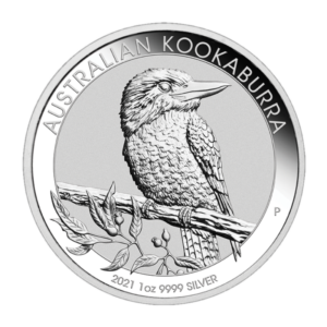 Kookaburra 1 once (Australie), pièce en argent