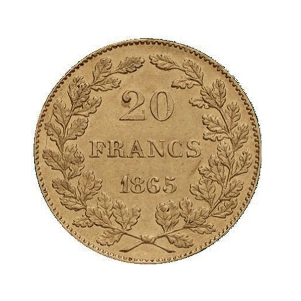 20 francs Pièce Or 1865 achat en ligne