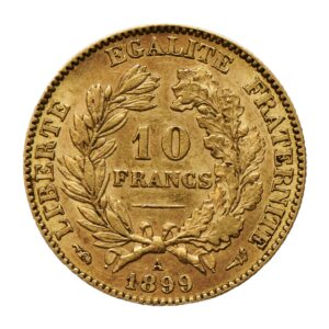 10 francs Cérès (France), pièce en or