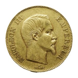 100 francs Napoléon tête nue (France), pièce en or