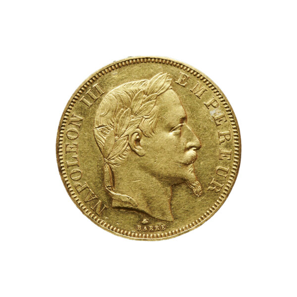 50 Francs - Napoléon tête laurée | Or