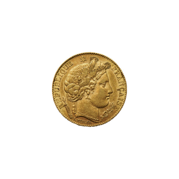 10 Francs France - Cérès | Or – Image 2