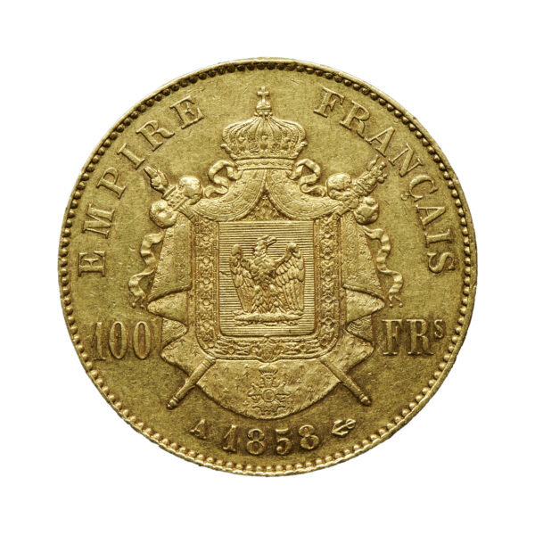 100 Francs - Napoléon tête nue | Or – Image 2