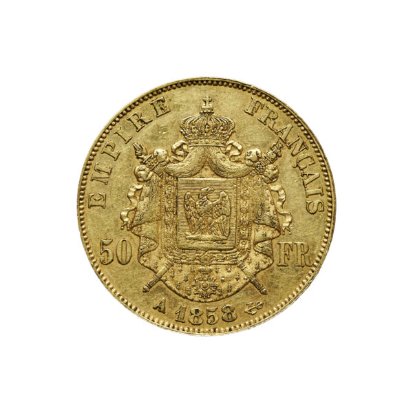 50 Francs - Napoléon tête nue | Or – Image 2