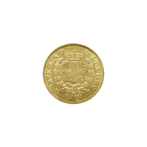 10 Lire - Vittorio Emanuele | Or – Image 2
