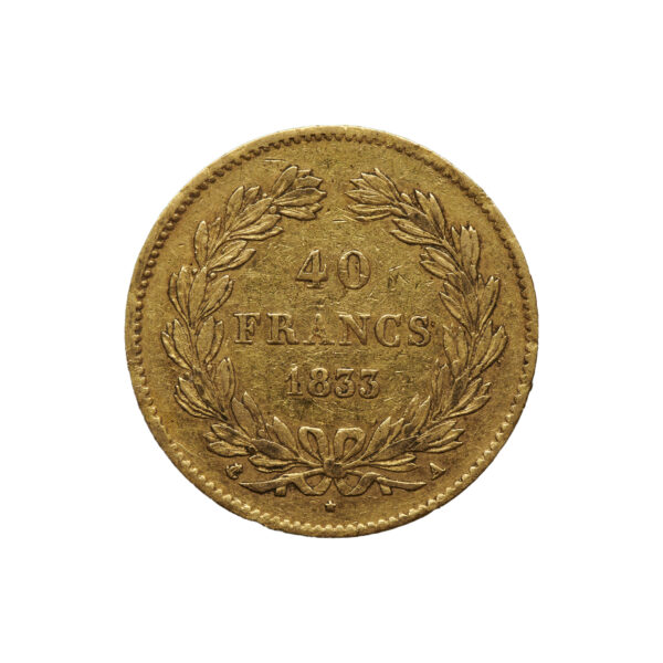 40 Francs - Louis Philippe | Or – Image 2