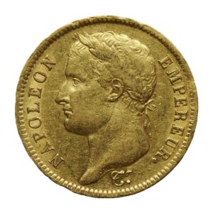 40 francs Napoléon tête laurée (France), pièce en or