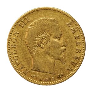 5 francs Napoléon tête nue (France), pièce en or
