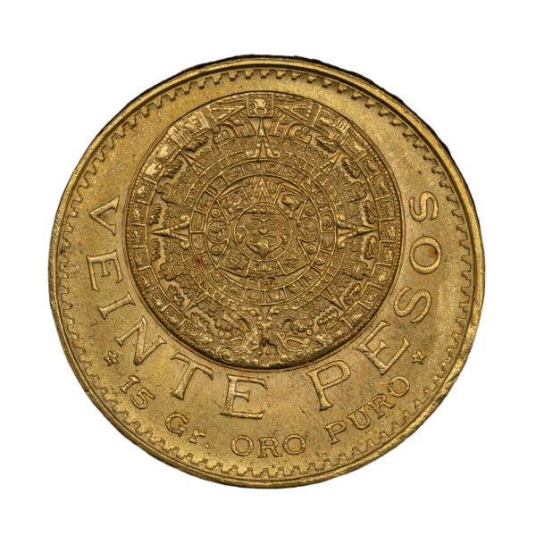 20 Pesos - Mexique | Or – Image 2