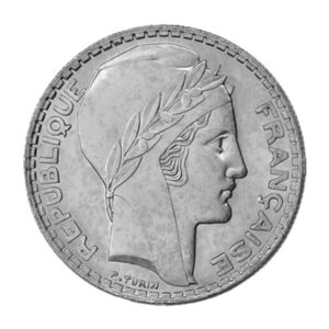 20 francs Turin (France), pièce en argent, avers