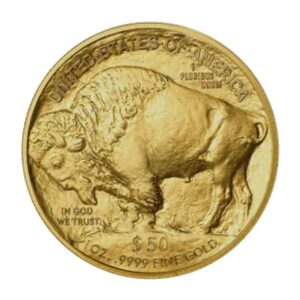 American Buffalo 1 once (États-Unis), pièce en or, revers