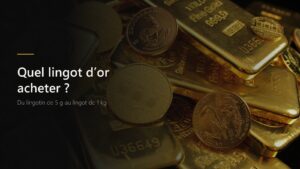 Lingots d'or de 1 kg Argor-Heraeus à 999,9 millièmes avec leurs numéros de série, entourés de pièces d'or d'investissement