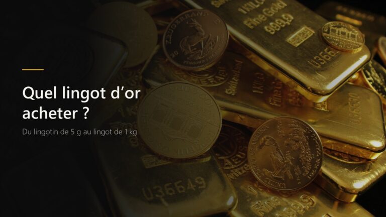 Lingots d'or de 1 kg Argor-Heraeus à 999,9 millièmes avec leurs numéros de série, entourés de pièces d'or d'investissement