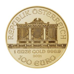 Philharmonique de Vienne 1 once (Autriche), pièce en or, avers